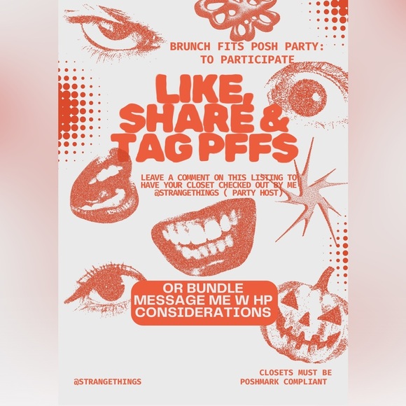 strangethings Host Poshmark Brunch Fits Party Oct 11 7PM EST - Picture 2 of 2